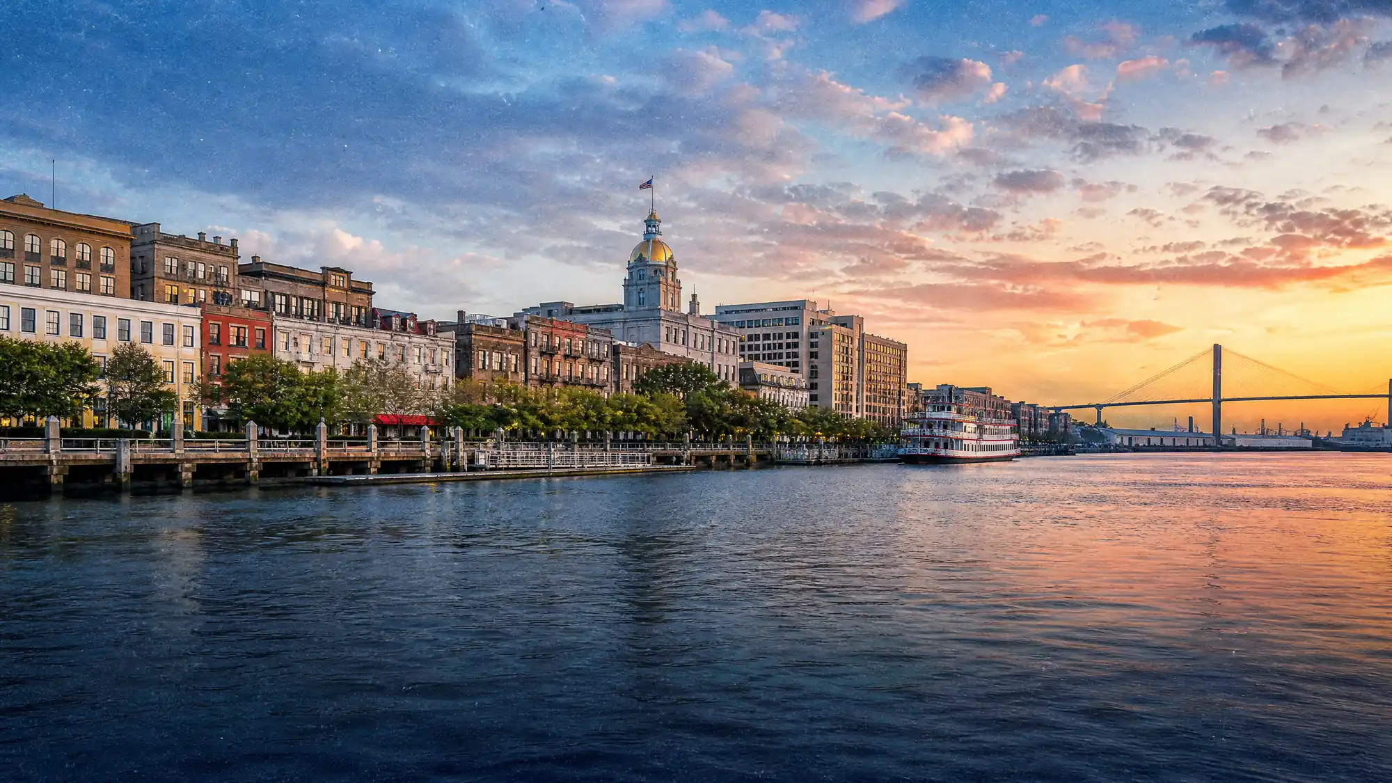 Explore this 301-mile waterway connecting Georgia and South Carolina. Watch massive cargo ships navigate the deep channels, or walk the 18th-century cobblestone riverfronts.